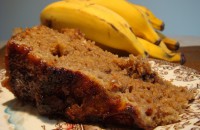 Bolo Integral de Banana, Ameixa ou Maçã